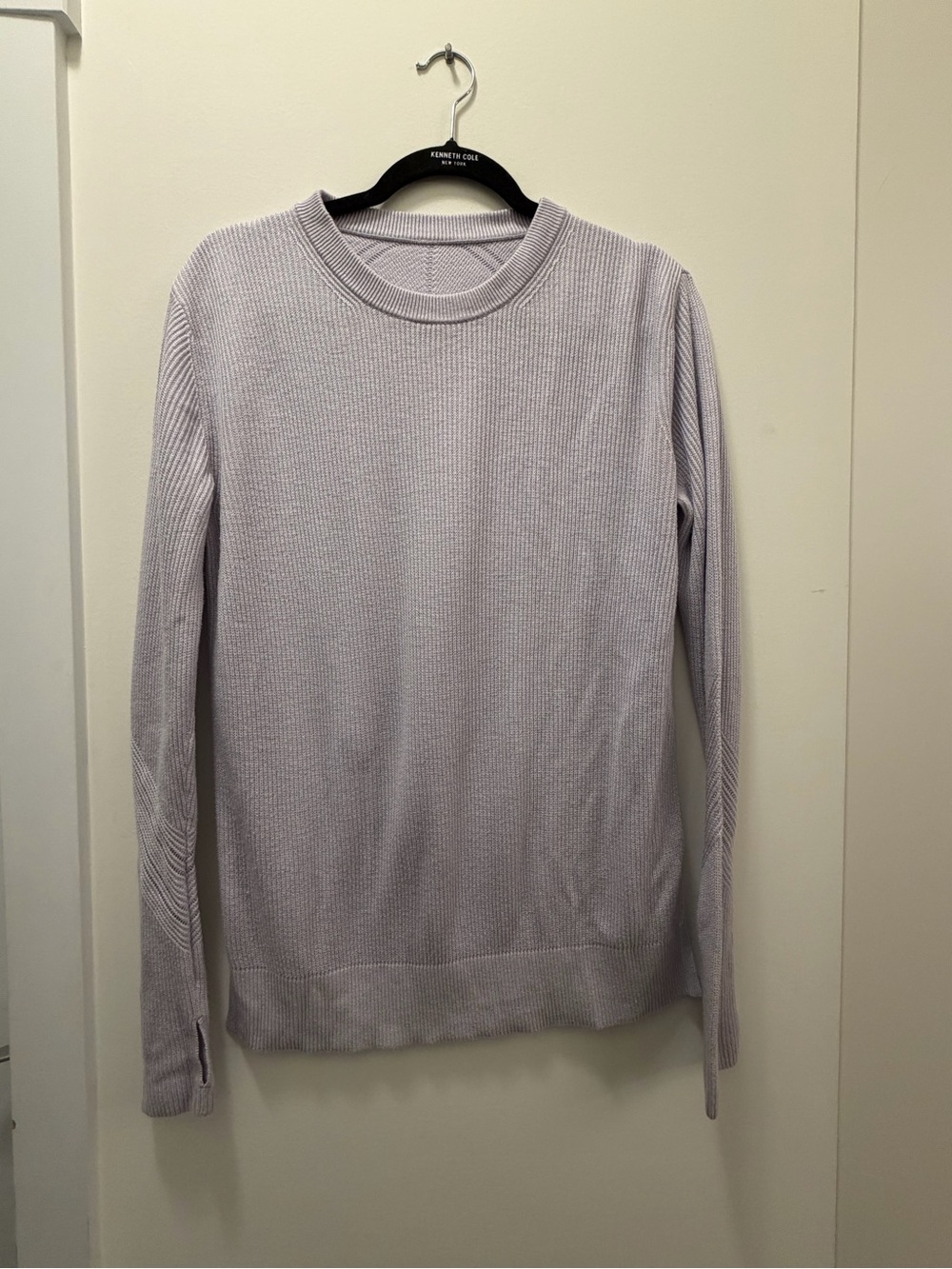 lululemon athletica Merino Wool Blend Lavender Crewneck Sweater